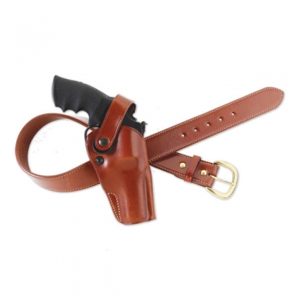 LEATHER BELT AND HOLSTER