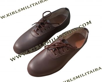 REPRODUCTION GERMAN WWII ATHLETIC SPORT SHOES BROWN