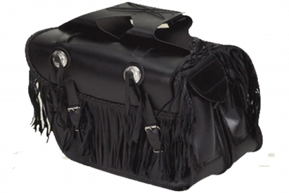 LEATHER SADDLE BAG