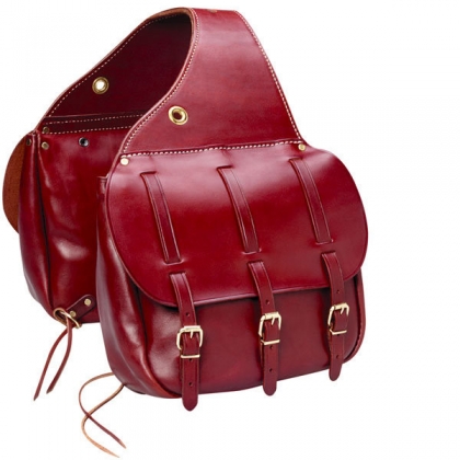 LEATHER SADDLE BAG