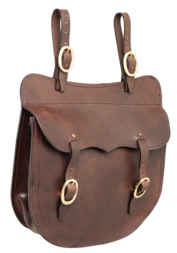 LEATHER SADDLE BAG