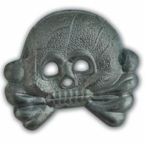 Panzer Skull Collar Tabs - Aluminum