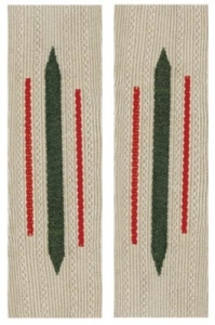 Bevo Army Collar Tabs - Artillery