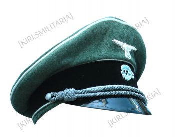 German Waffen SS Officer Crusher Cap