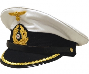 German WWII Kriegsmarine U-Boat Captain Visor Cap,