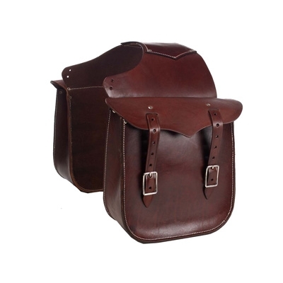 LEATHER SADDLE BAG