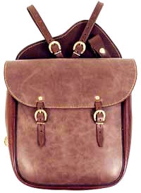 LEATHER SADDLE BAG