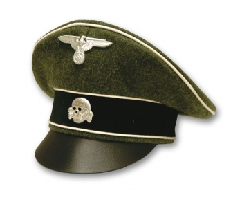 German Waffen SS Officer Crusher Hat