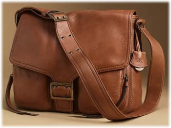 LEATHER SADDLE BAG