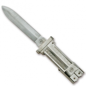 SS Paratrooper Knife - Silver Handle