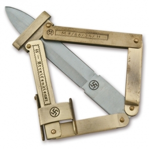 SS Paratrooper Knife - Gold Handle